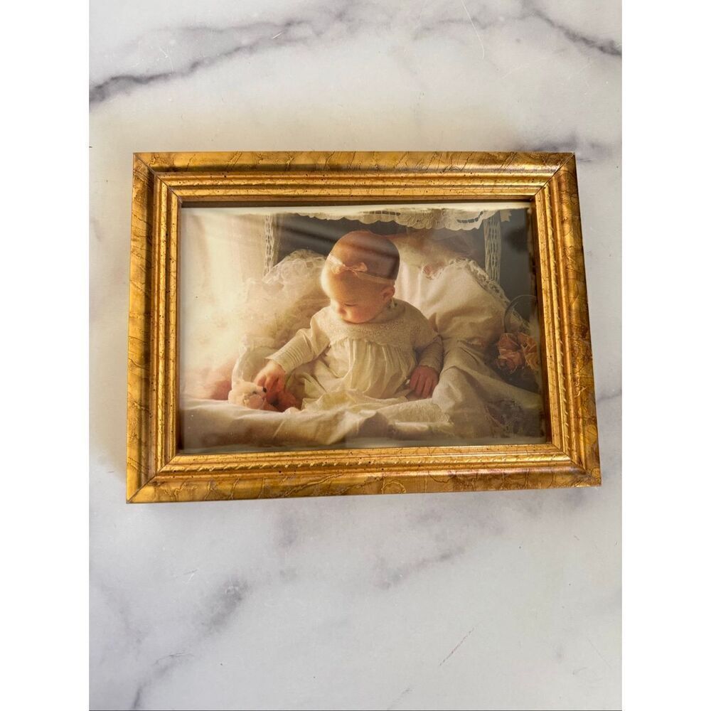 Victorian infant baby girl art print 90’s wall art decor nursery